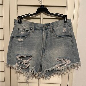 Articles Of Society Distressed Blue Jean Shorts Size 27